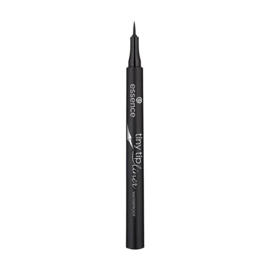 Essence Tiny Tip Liner Matita eyeliner impermeabile 01 Nero profondo, 1,1 ml