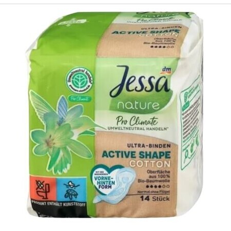 Jessa, Ultra Binden Nature, Pampers, 14 pièces