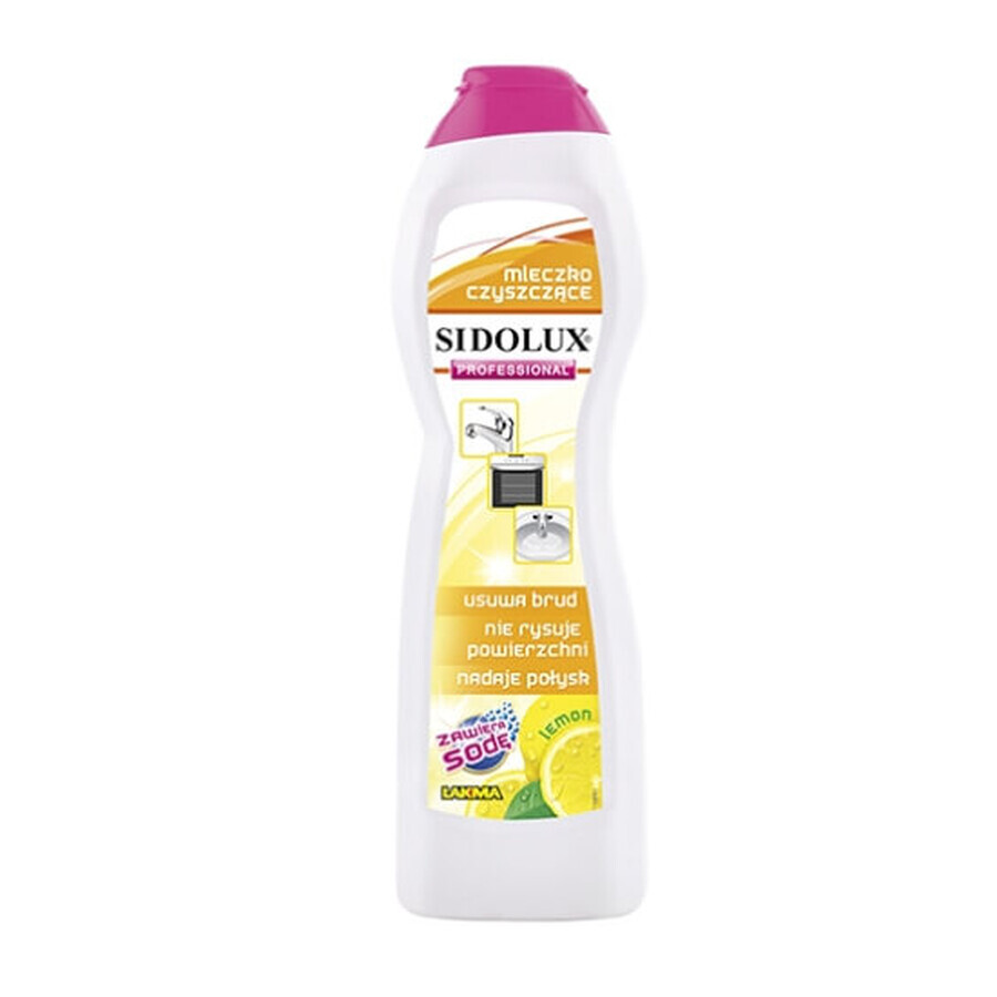 Sidolux Latte detergente professionale al limone 500 ml