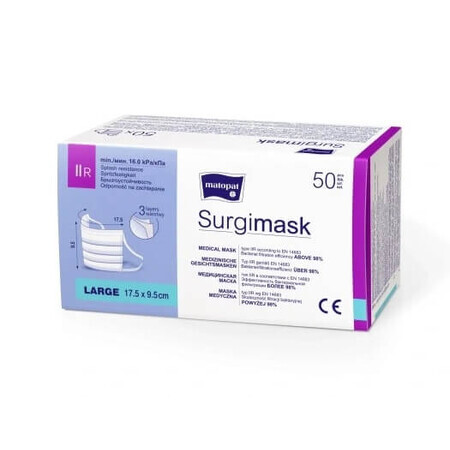 Surgimask Maschere mediche tipo IIR neopac, 50 pezzi