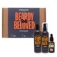 MenRock Beardy Beloved Shampoo barba lenitivo al muschio di quercia 100ml + Balsamo barba 100ml + Olio barba 30ml