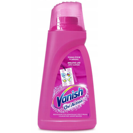 Vanish Oxi Action, Detergente rosa, 1,5 l