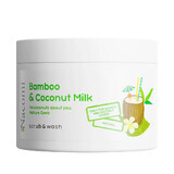 Nacomi Espuma exfoliante con sabor a bambú y leche de coco, 180ml