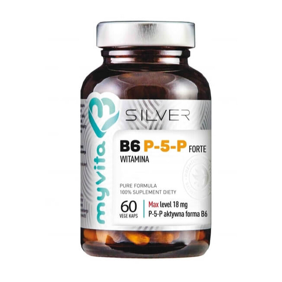 MyVita Silver, Vitamina B6 P-5-P Forte, 60 capsule