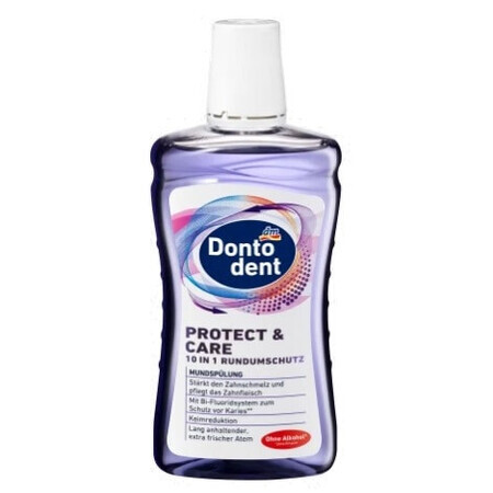 Dontodent, Mouthwash, Protect amp; Care 10w1, 500ml