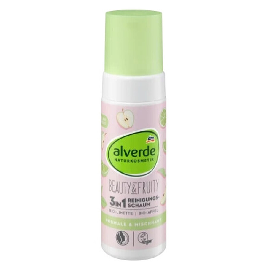 Alverde, Beauty amp;Fruity, Face Wash Mousse nettoyante pour le visage, 150 ml