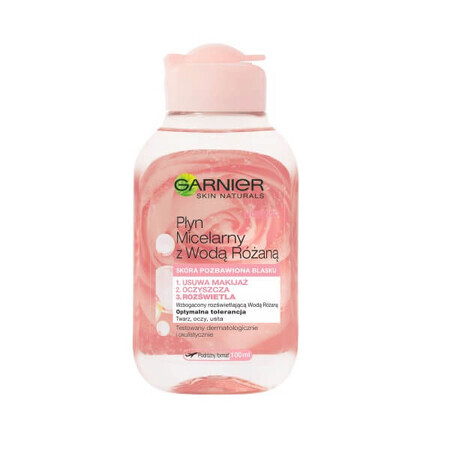 Garnier Skin Naturals Lozione micellare con acqua di rose, 100ml