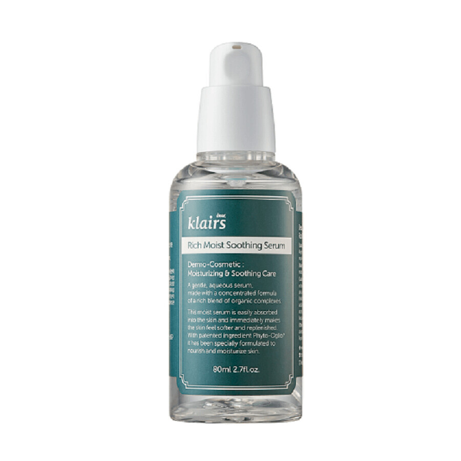 Klairs Rijke Vochtinbrengende Kalmerende Serum, 80ml