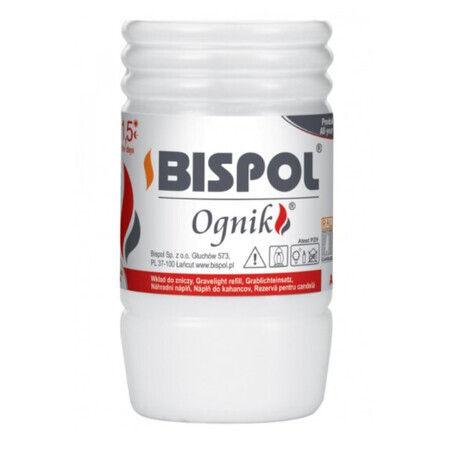 Bispol, Ognik WP0, Portacandele, paraffina, 1 pz.