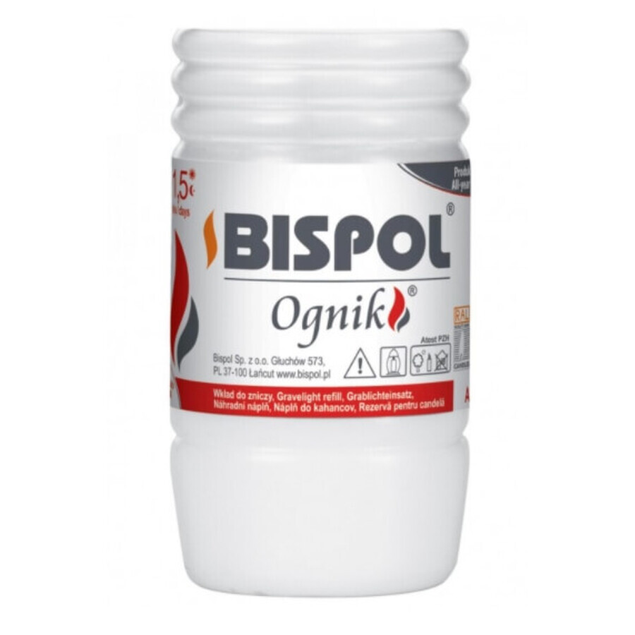 Bispol, Ognik WP0, Portacandele, paraffina, 1 pz.