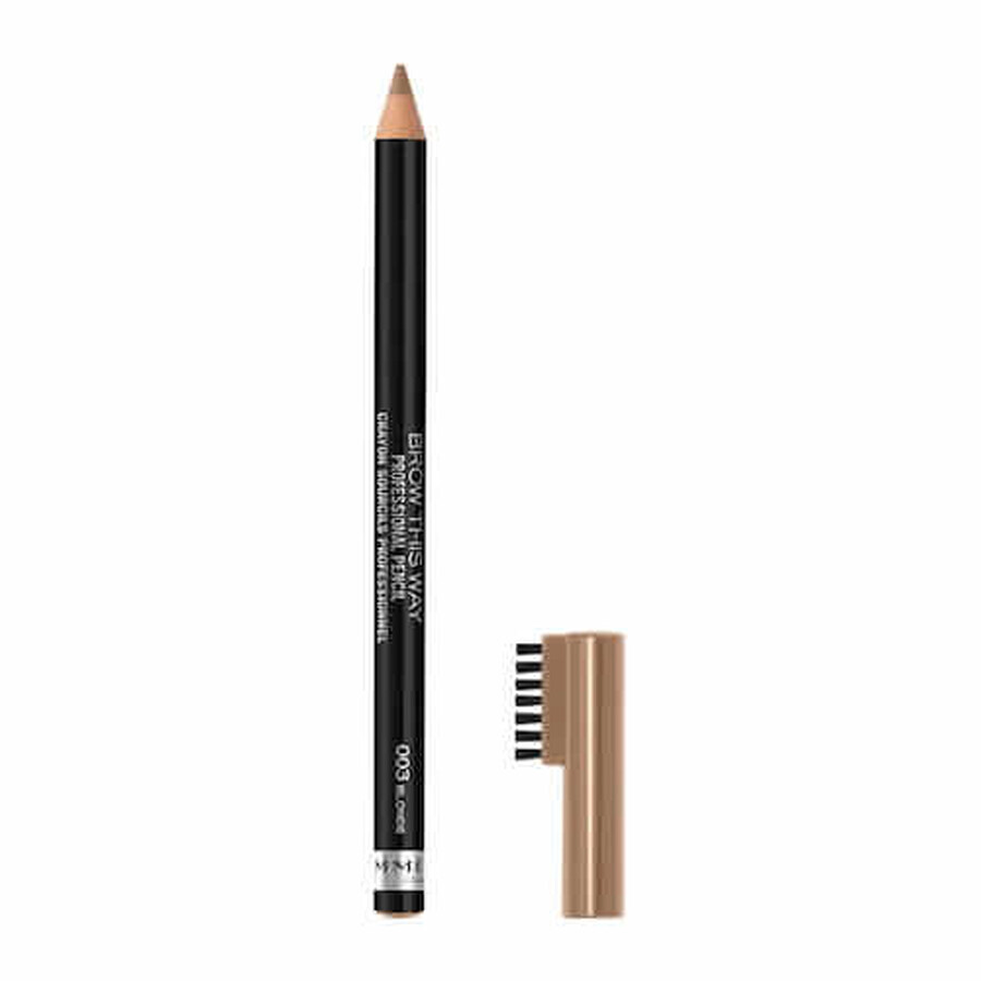 Rimmel Brow This Way Professional Brow Pencil with Brush 003 Blonde