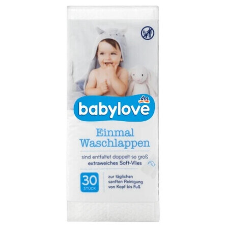 Babylove, wegwerpdoekjes, 30 stuks