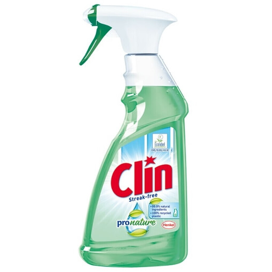 Clin, Detergente per vetri, Turchese pro nature, 500 ml