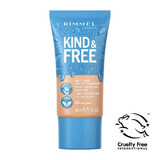 Rimmel Kind amp; Free Vegane Feuchtigkeitsspendende Foundation 010 Rose Ivory, 30ml