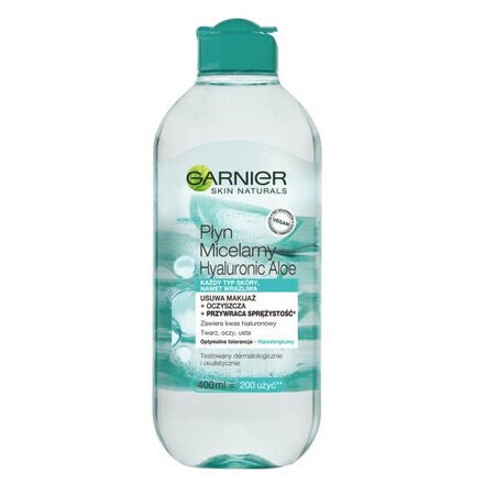 Garnier Lozione micellare multifunzionale all'aloe ialuronico, 400ml