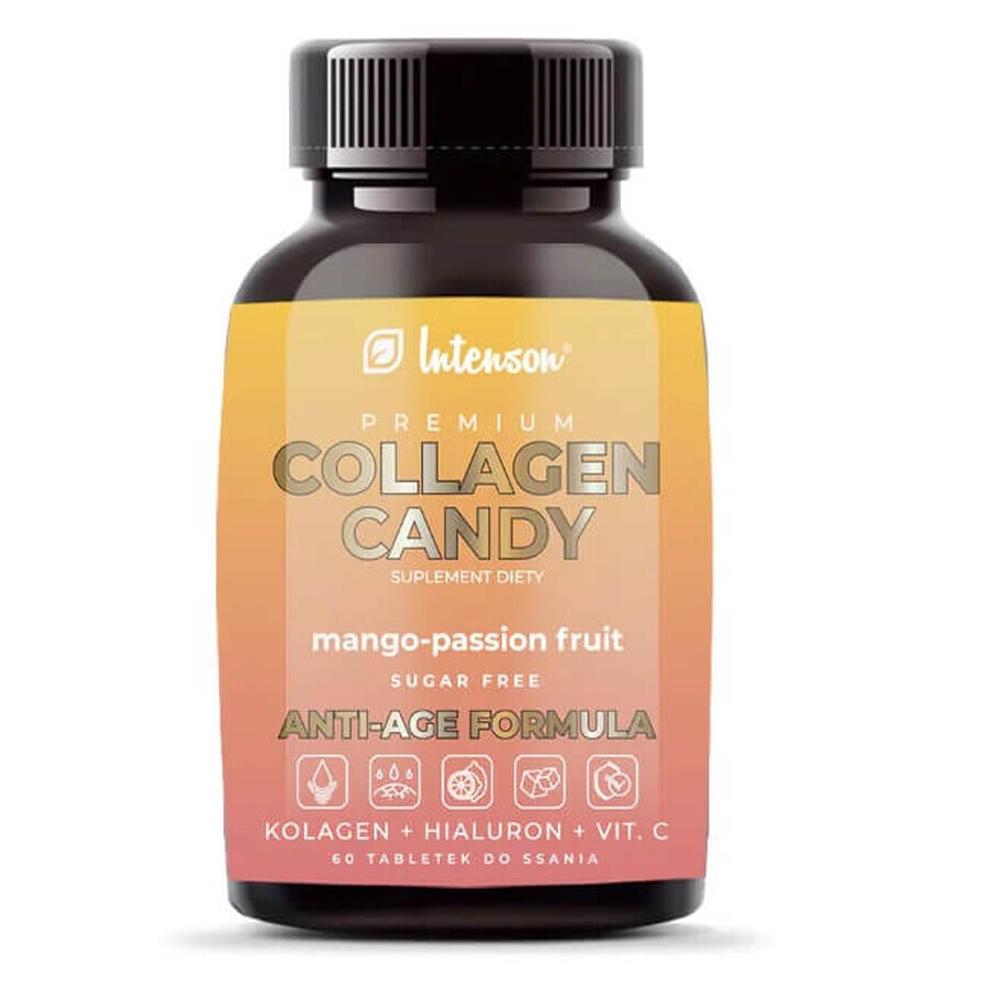 Intenson Collagen Candy al gusto di mango-maracuja, 60 pillole