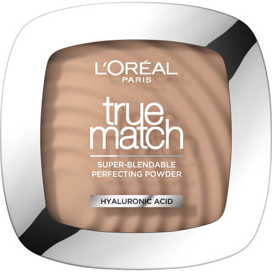 L'Oreal Paris True Match Polvere viso opacizzante super sfumabile 4N Sottotono neutro, 9g