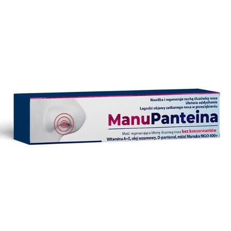 ManuPanteina Ma decongestionante nasale rigenerante, 10g - Lunga conservazione!