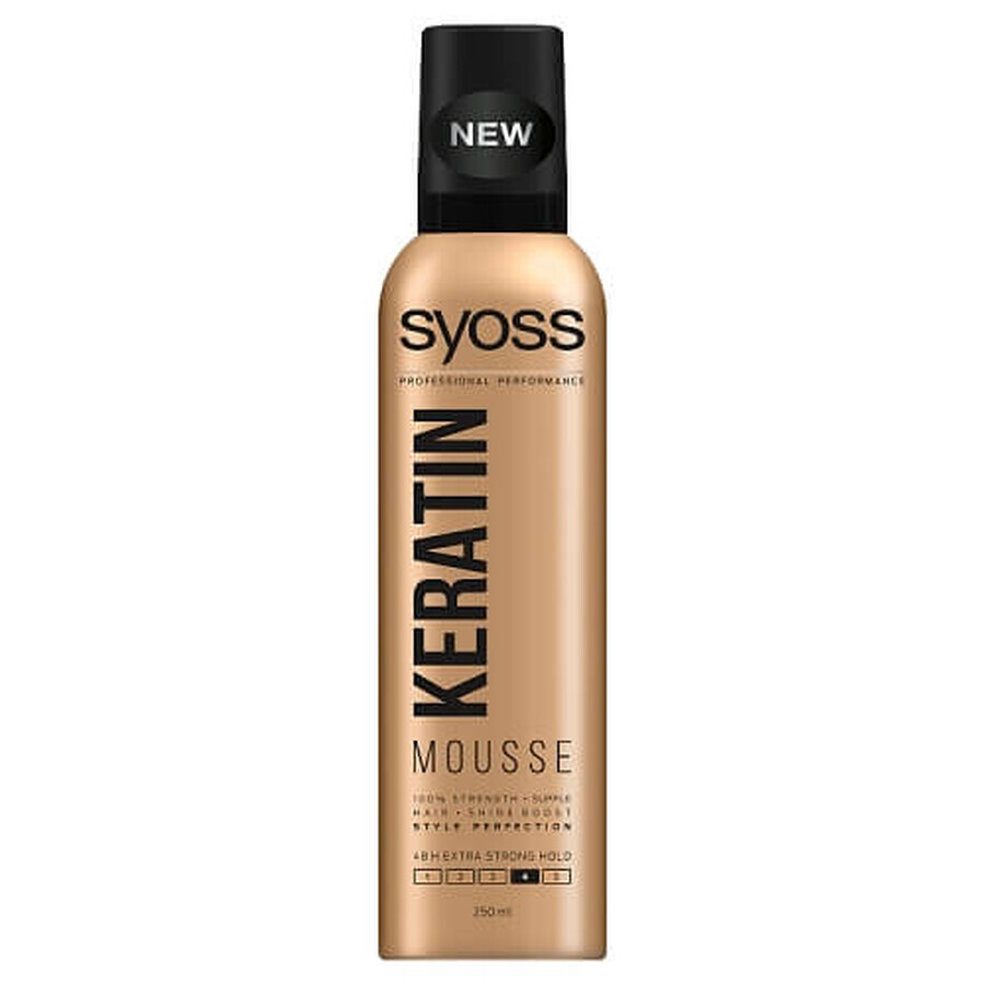 Syoss Cera alla cheratina Mousse Extra Forte, 250ml