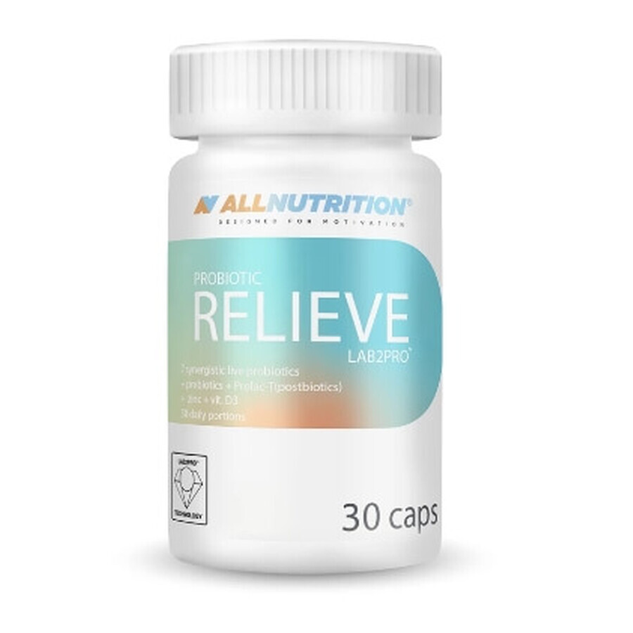 Allnutrition Probiotico Relieve LAB2PRO, 30 capsule