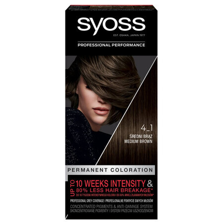 Syoss Permanent Coloration Wax Colour 4_1 mesteacăn roșcat