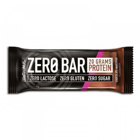 Protein Bar Chocolate and Marzipan Zero Bar, 50 g, BioTechUSA