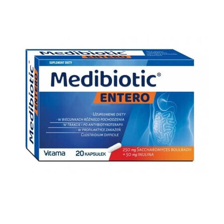 Medibiotic intero, 20 capsule