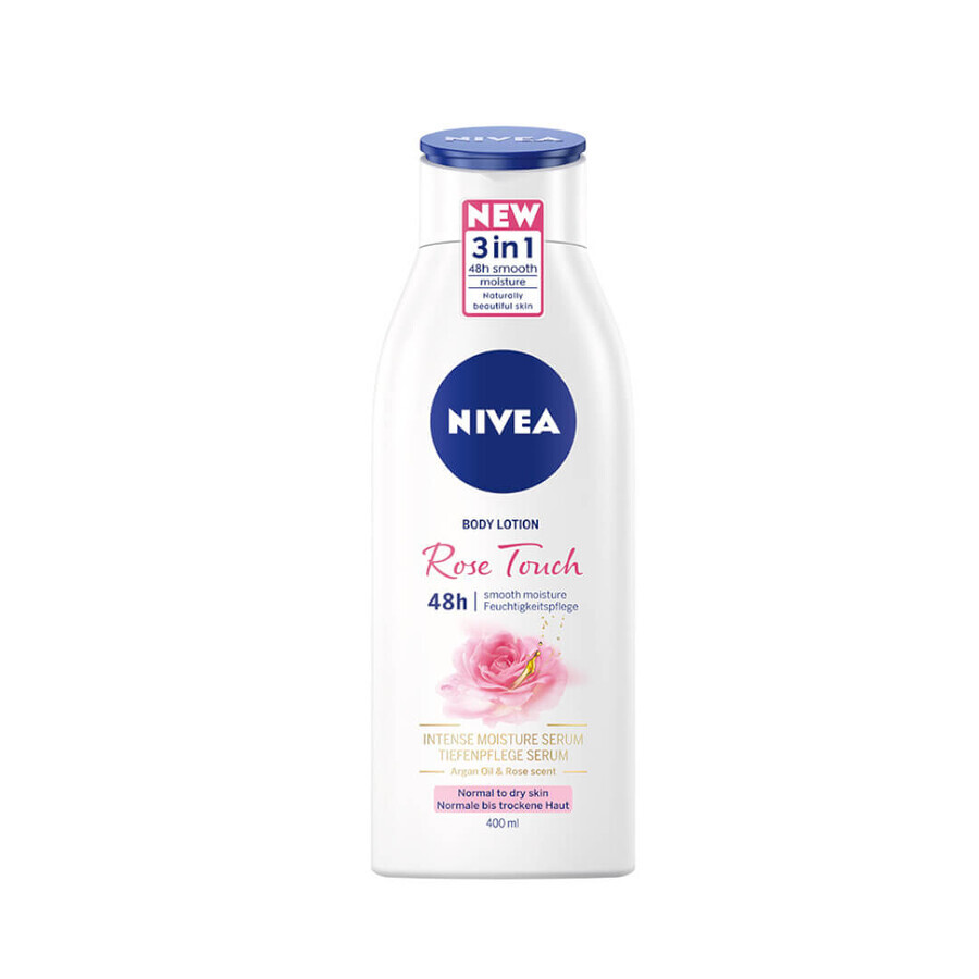 Loțiune de corp Nivea Rose Touch, 400ml