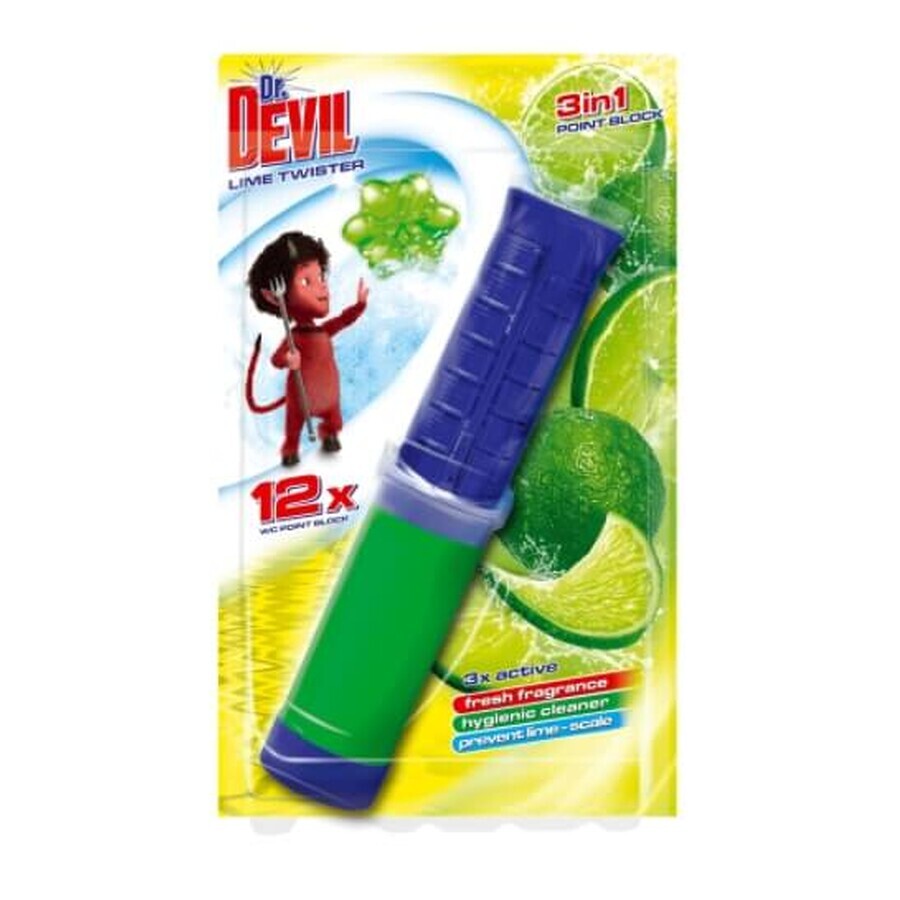 Dr Devil, Spot el para WC, Lime Twister, 75 ml