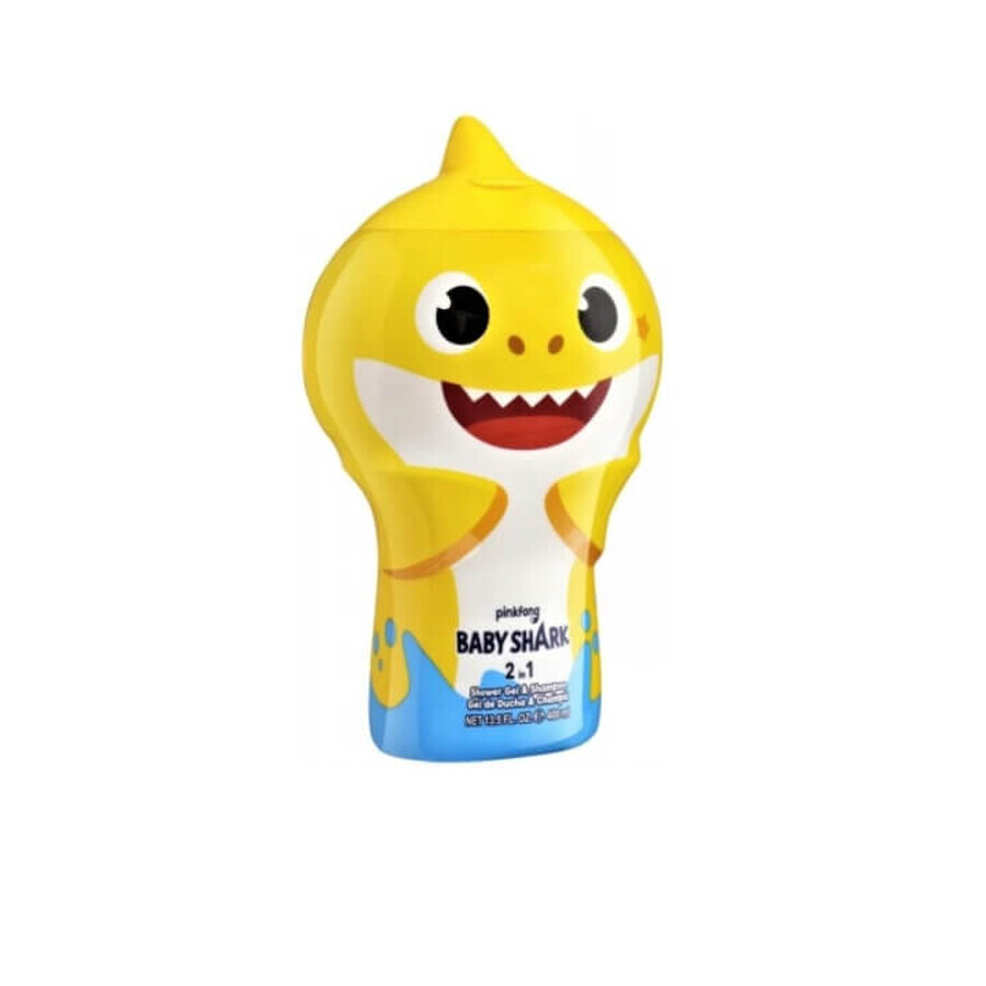 Air-Val, Baby Shark el + Shampoo 2in1, 400 ml