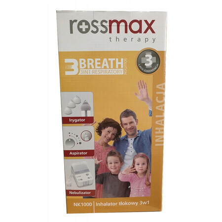 Rossmax NK 1000 inalatore, 3 in 1, 1 pz.