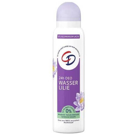 CD, Deodorante nufăr senza sali, alluminio, 150 ml