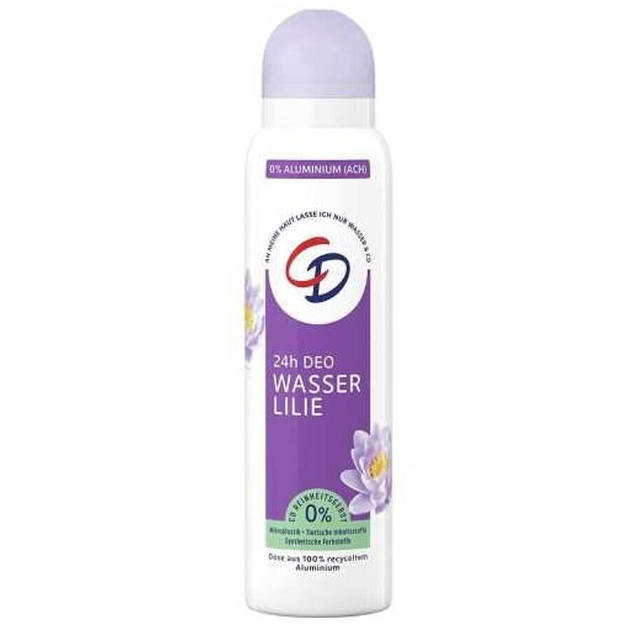 CD, Deodorante nufăr senza sali, alluminio, 150 ml