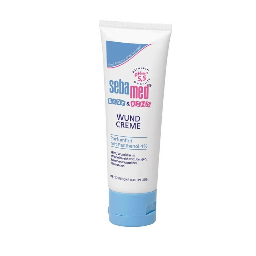 Sebamed Crema per ferite per neonati e bambini, 75 ml