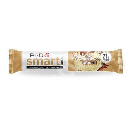 PhD Smart Bar White Choc Blondie protein bar, 64 g, PhD Nutrition