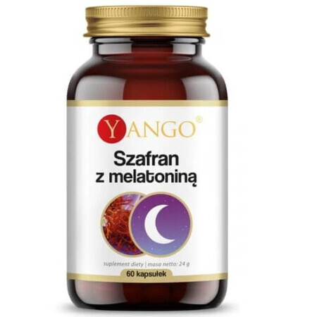 Yango, Șofran cu melatonină, 60 capsule