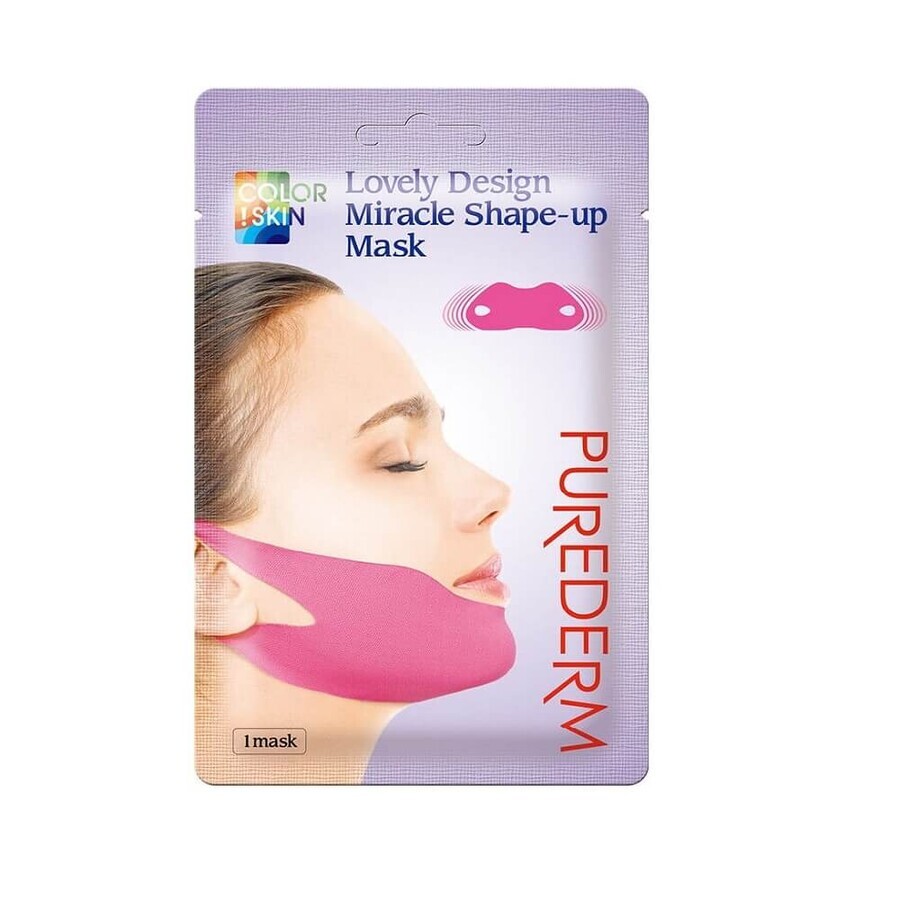 Maschera modellante per il mento Purederm, 1 pz.