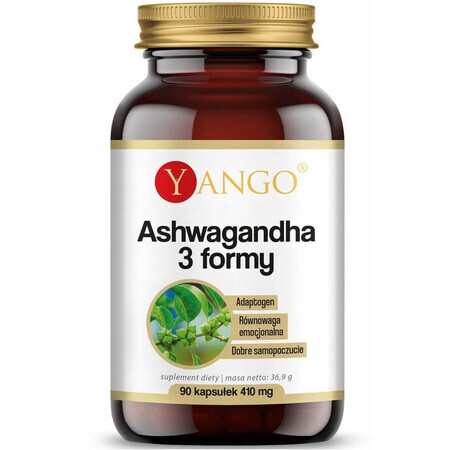 Yango Ashwagandha 3 forme, 90 capsule