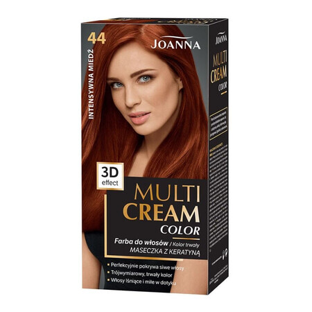 Joanna Multi Cream Colour 3D Colore per capelli 44 Intensive Mied