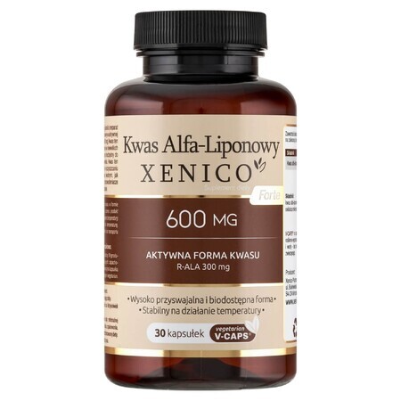 Xenico Pharma, Alpha-lipoic Acid Forte, 30 capsules