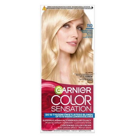 Garnier Color Sensation Crema colorante per capelli 110 Diamond Biondo super brillante