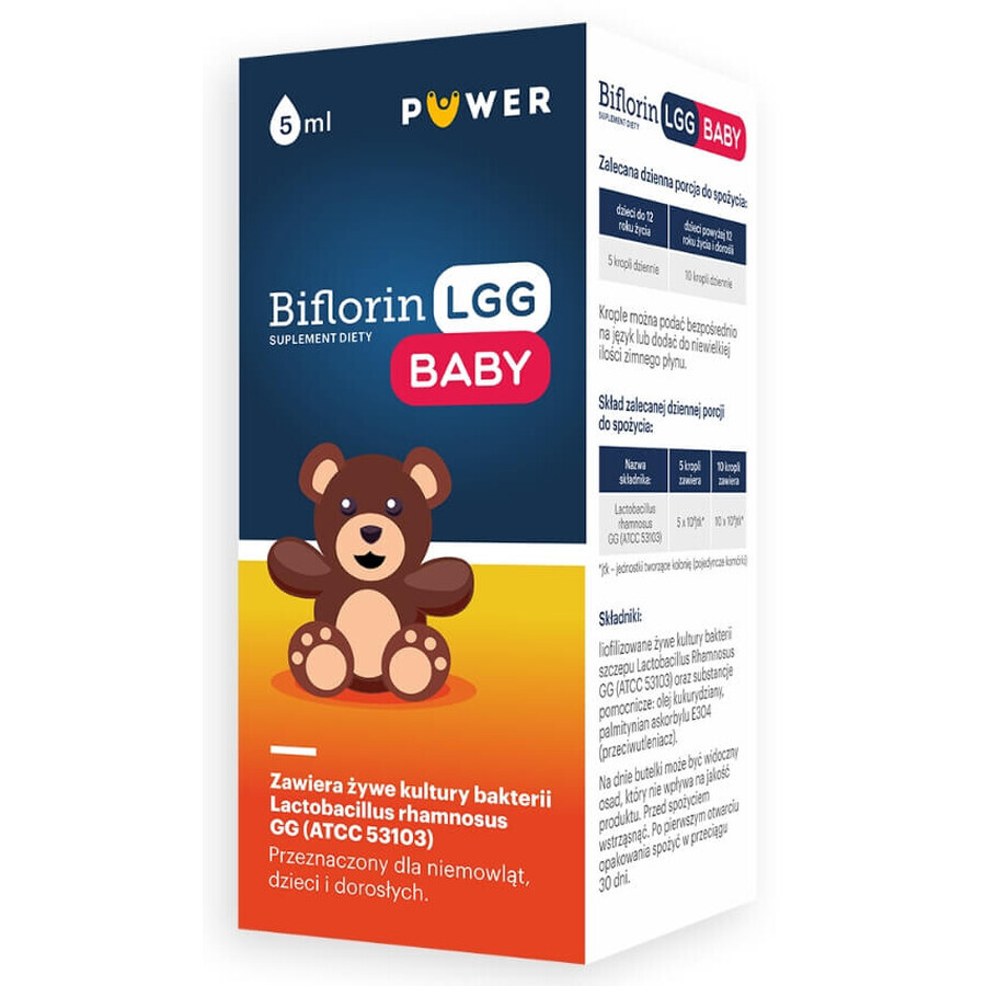 BiFlorin LGG Baby, gocce, 5 ml