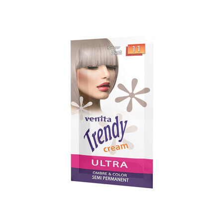 Venita Trendy Cream Ultra Wax Colour Cream 11 Silver Dust, 35ml