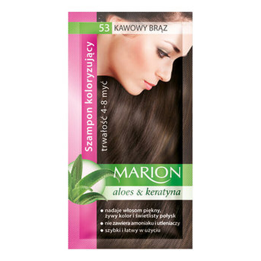 Coloring shampoo Marion 53 Coffee Birch 40 ml