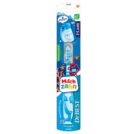 Dr Best, Milch zahn, Spazzolino per bambini 3-5 anni, 1 pz.