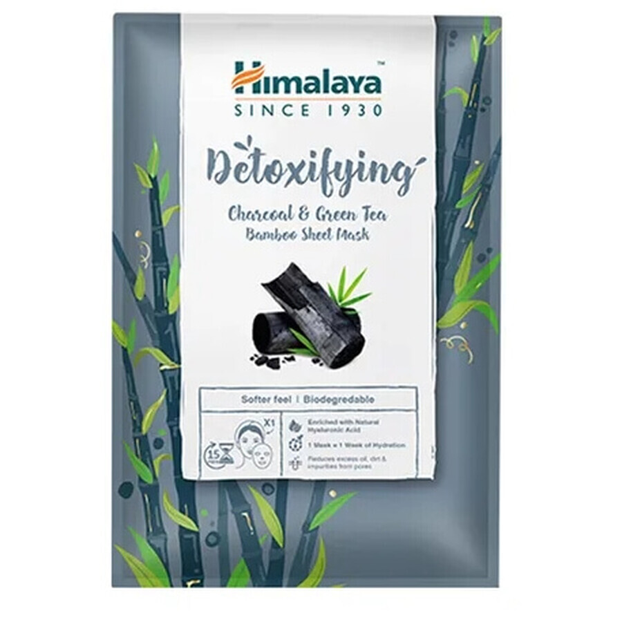 Himalaya maschera patch disintossicante con terra attiva e tè verde, 30 ml