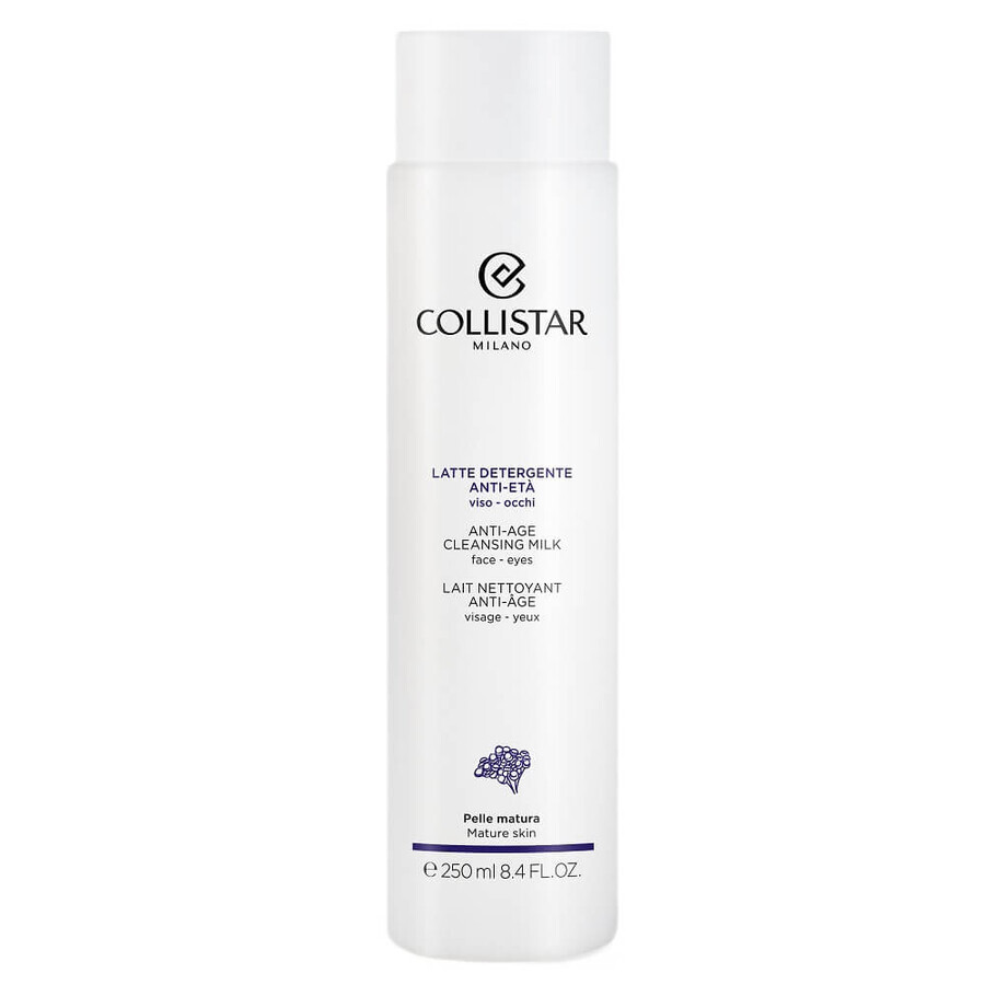 Collistar Anti-Aging Lapte de curățare pentru față și ochi, 250ml