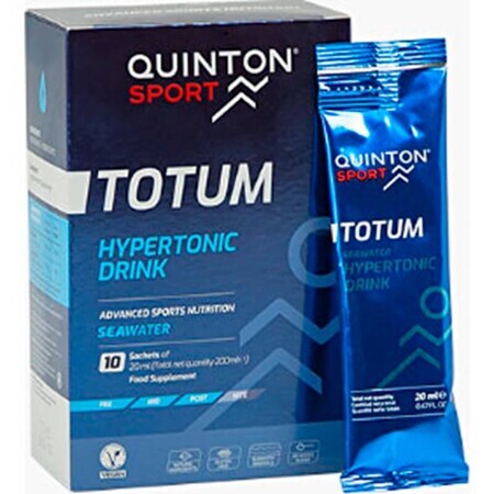 Totum Sport, 10 bustine x 20 ml, Quinton Laboratories