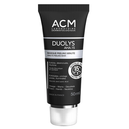 Mascarilla peeling Duolys AHA.15 minutos, 50 ml, Acm