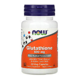 Glutatión, 500 mg, 30 cápsulas vegetales, Now Foods